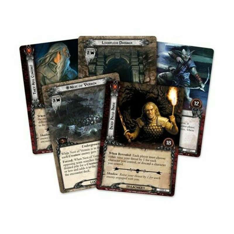 Jual LOTR The Mines of Moria Custom Scenario Kit Card Game di Seller