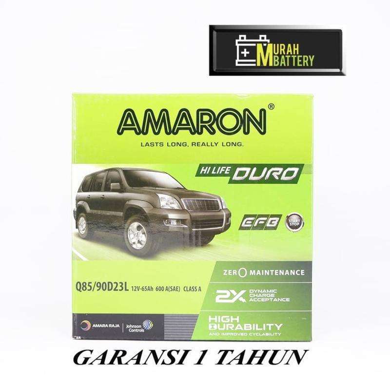 Jual Garansi 1 Tahun Aki Mobil Mazda 2 Sky Active Q85 / 90D23L Amaron