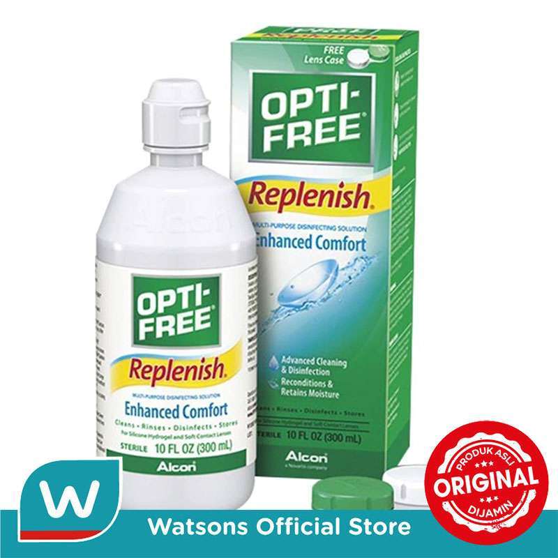Promo OPTI-FREE Replenish 300ml Diskon 5% di Seller WATSONS Official ...