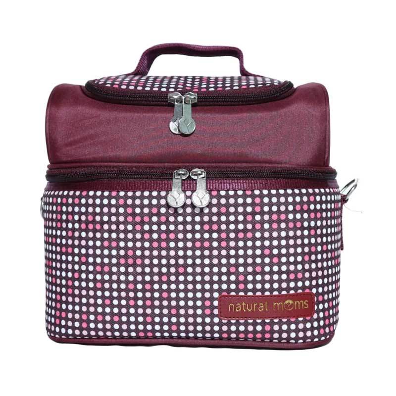 Jual Natural Moms Otello Sling Cooler Bag Maroon di Seller Natural Moms