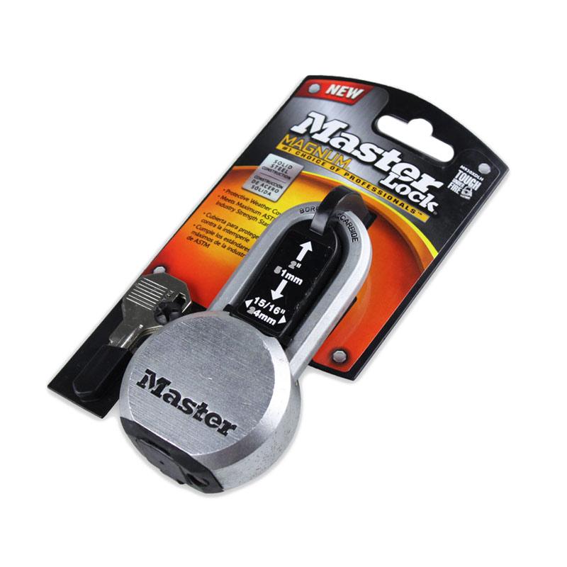 Jual Master Lock Magnum Besi Gembok Aluminium Silver [6.4 cm] di