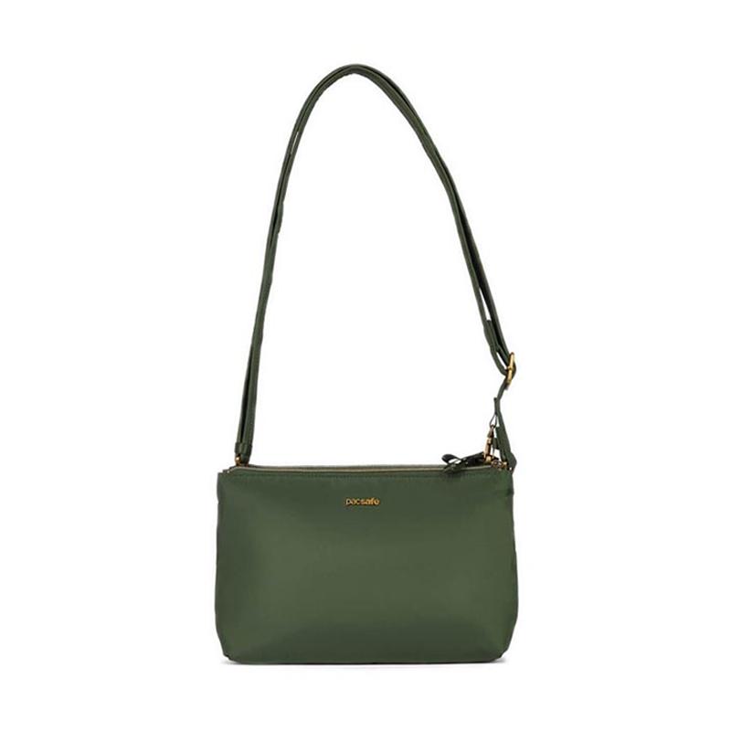Jual PacSafe Stylesafe AntiTheft Double Zip Crossbody Bag Dark Olive