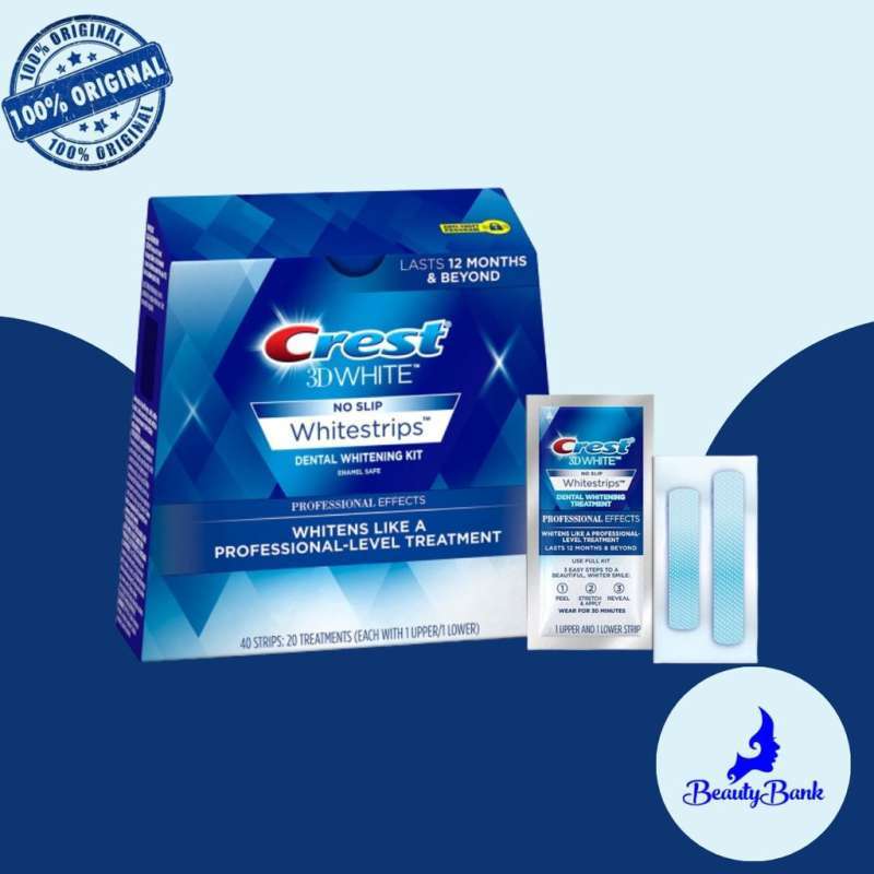 Jual Crest 3d Whitening Strips Professional Effects (satuan