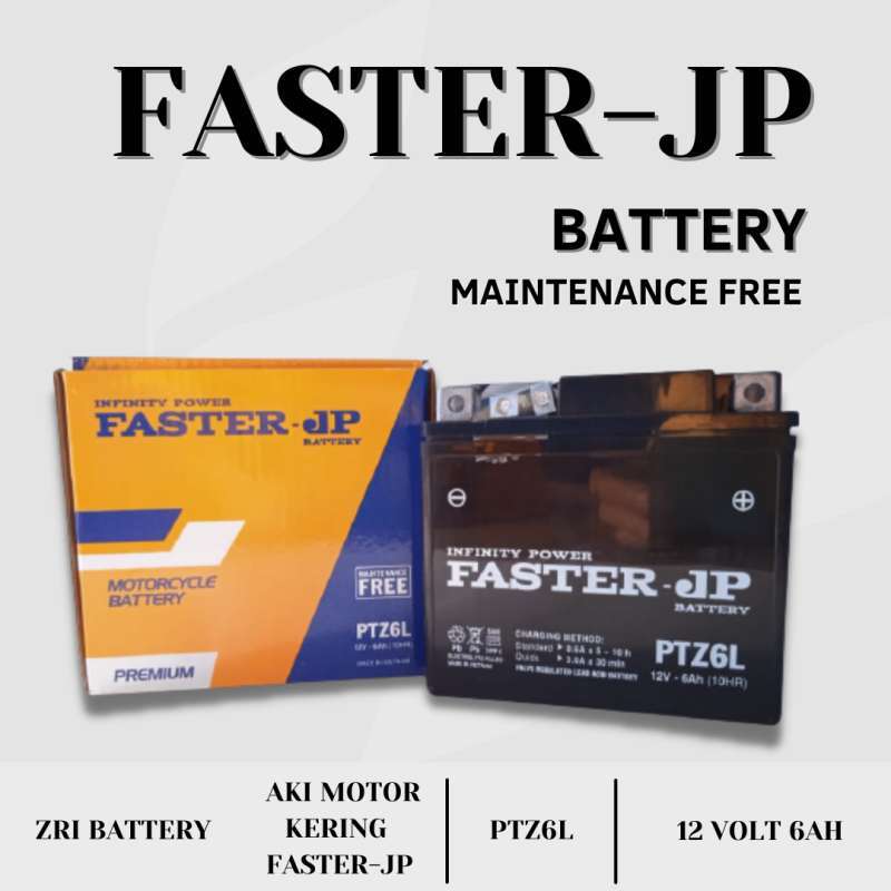 Jual Aki Kering GS Yuasa Merek Faster Jp Ptz6l/Gtz6v Cocok Untuk Vario