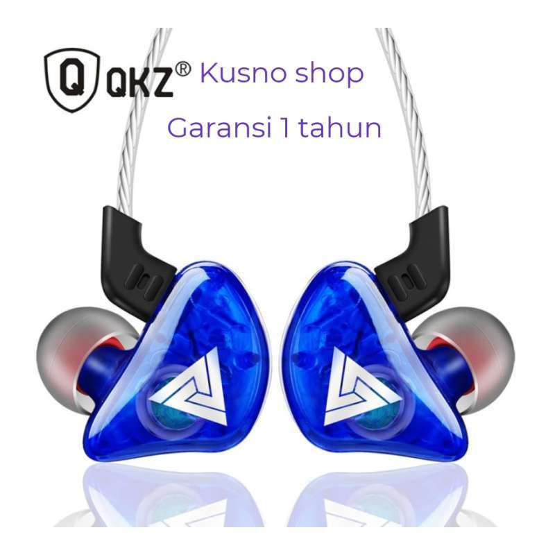 Jual QKZ CK5 Quality Knowledge Zenith HiFi pro in ear earphone - Biru