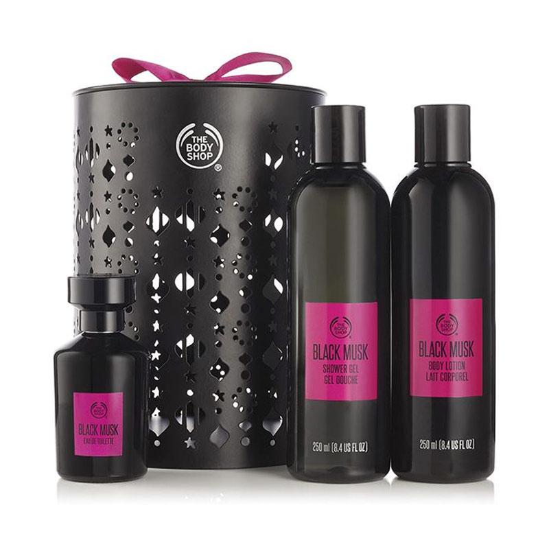 Jual The Body Shop Gift Deluxe Black Musk Paket Perawatan Tubuh di