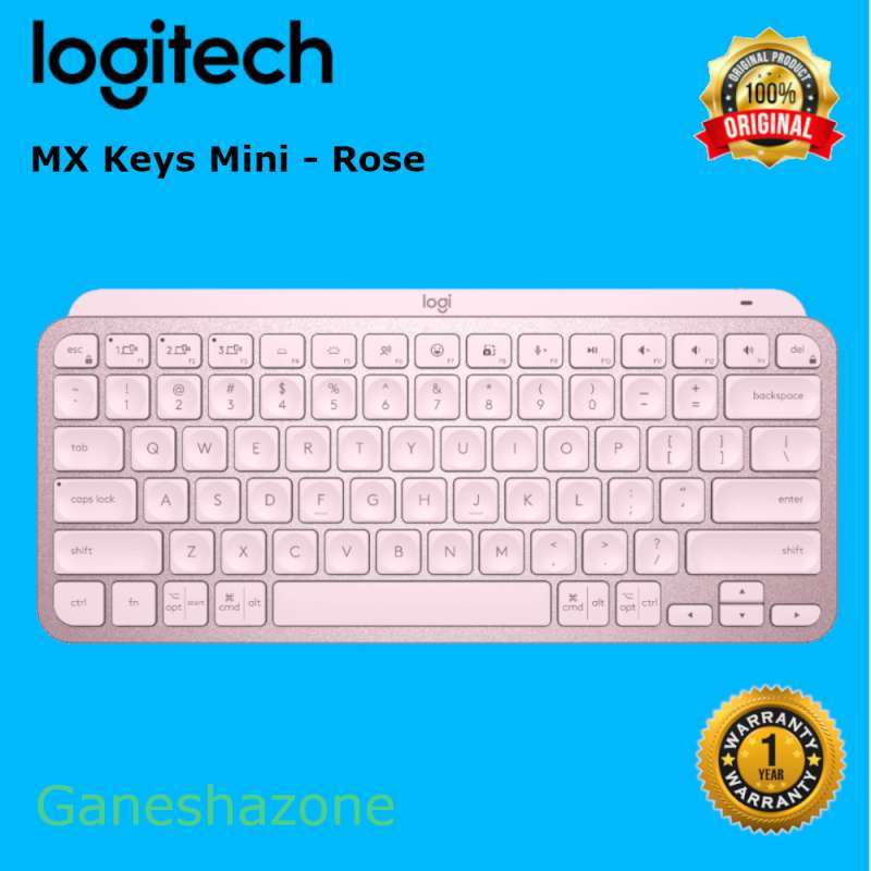 Jual Logitech MX Keys Mini Keyboard - Rose di Seller Ganesha Computer ...