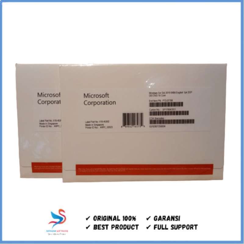 Promo Windows Server 2019 Standard 16 Core 5 CAL Fullpack Diskon 5% di ...