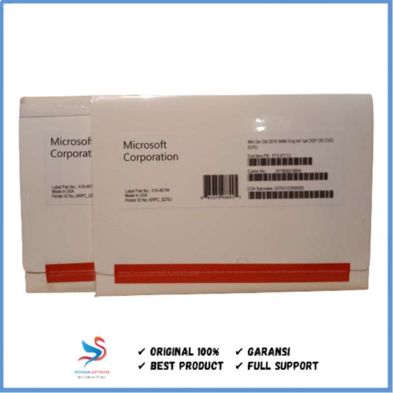 Promo Windows Server 2016 Standard 16 Core 5 CAL Fullpack Diskon 6% di ...