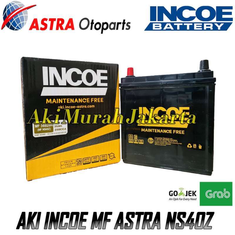 Jual Aki Mobil Suzuki Katana Series INCOE MF Astra NS40Z Aki Kering 12V