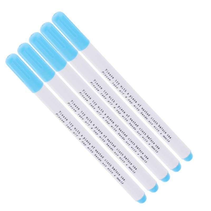 Jual 5x Water Soluble Pens Water Erasable Pens Fabric Marker Vanishing