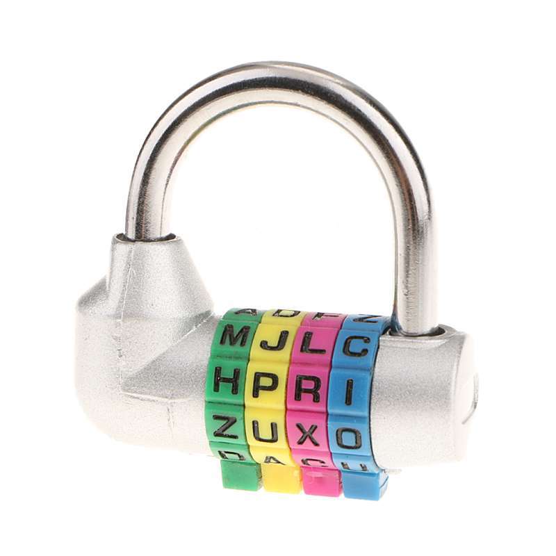 Jual 4 Letter Combination Lock Password Security Padlock for Toolbox ...