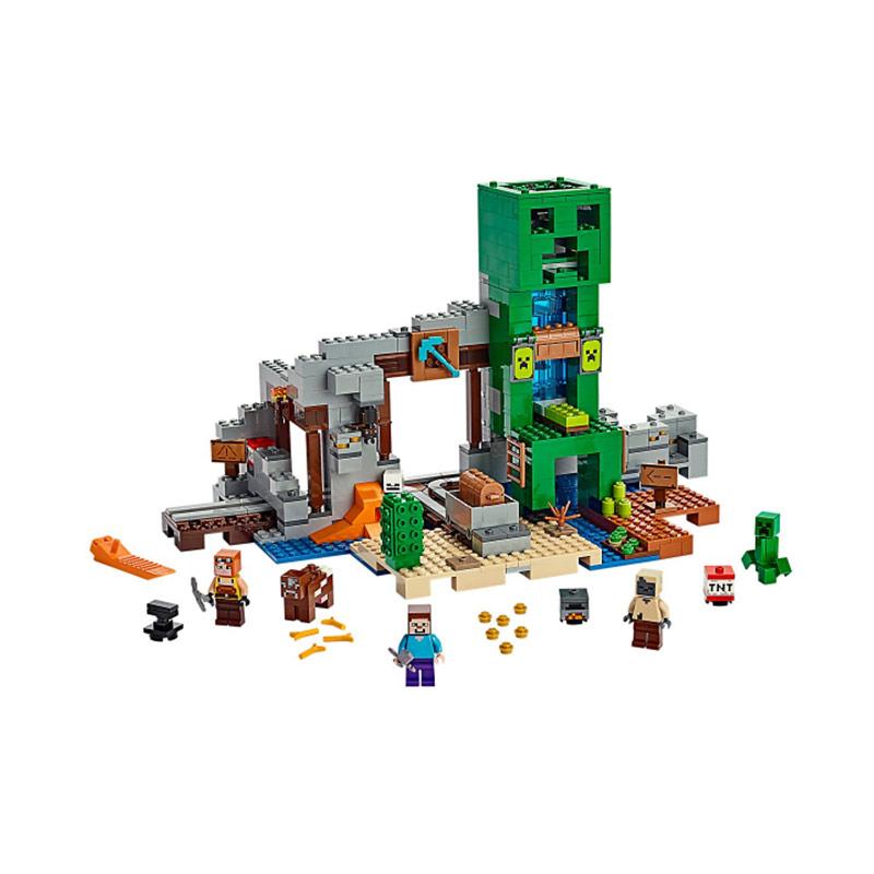 Jual LEGO  Minecraft  21155 The Creeper Mine Mainan Blok 