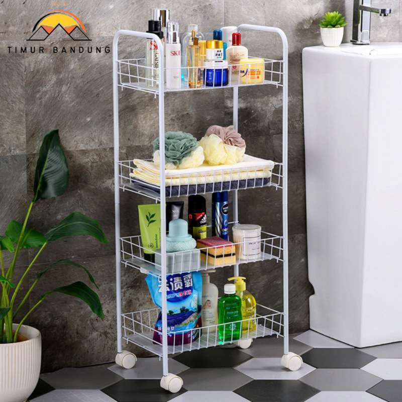 Promo Informa Rak Susun Serbaguna 4 Tingkat Dengan Roda Putih Diskon 9% ...