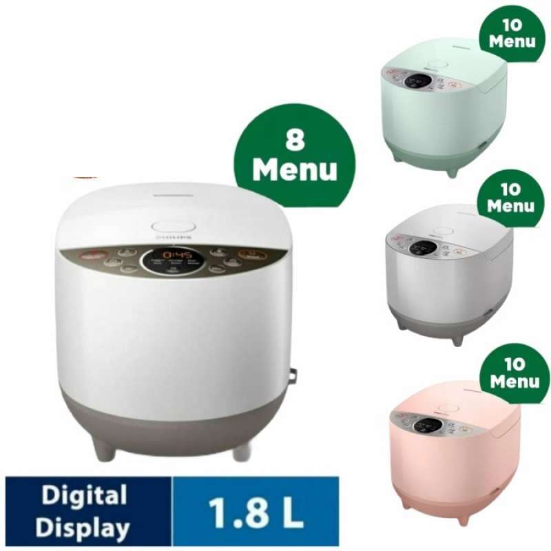 Promo PHILIPS Rice Cooker digital HD4515 Putih 100 ORIGINAL Diskon