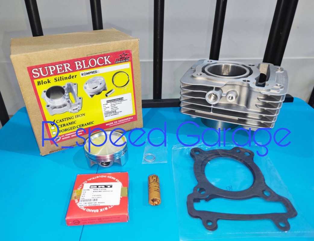 Jual BLOK CAST IRON & PISTON BRT JUPITER MX R15 VIXION OLD NVL