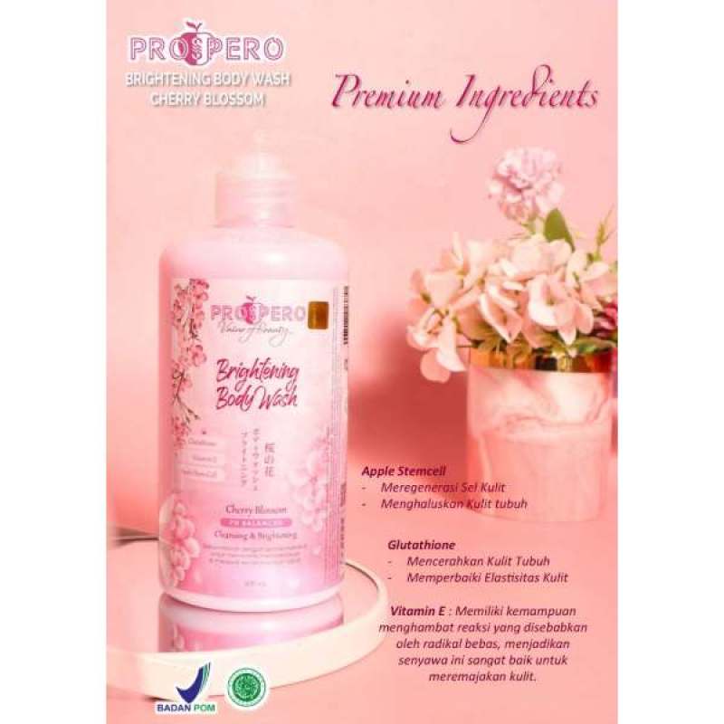 Jual Sabun Mandi Pencerah kulit tubuh / Prospero Body Wash ORI 500 ml