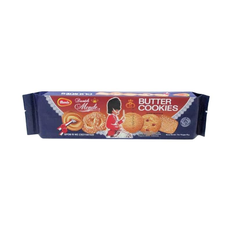 Promo Monde Danish Butter Cookies Biscuit 90 gr Halal Diskon 7 di