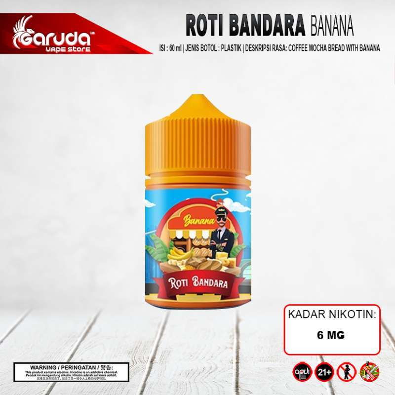 Jual Liquid Roti Bandara Java Juice 60ml Bercukai di Seller Garuda Vape
