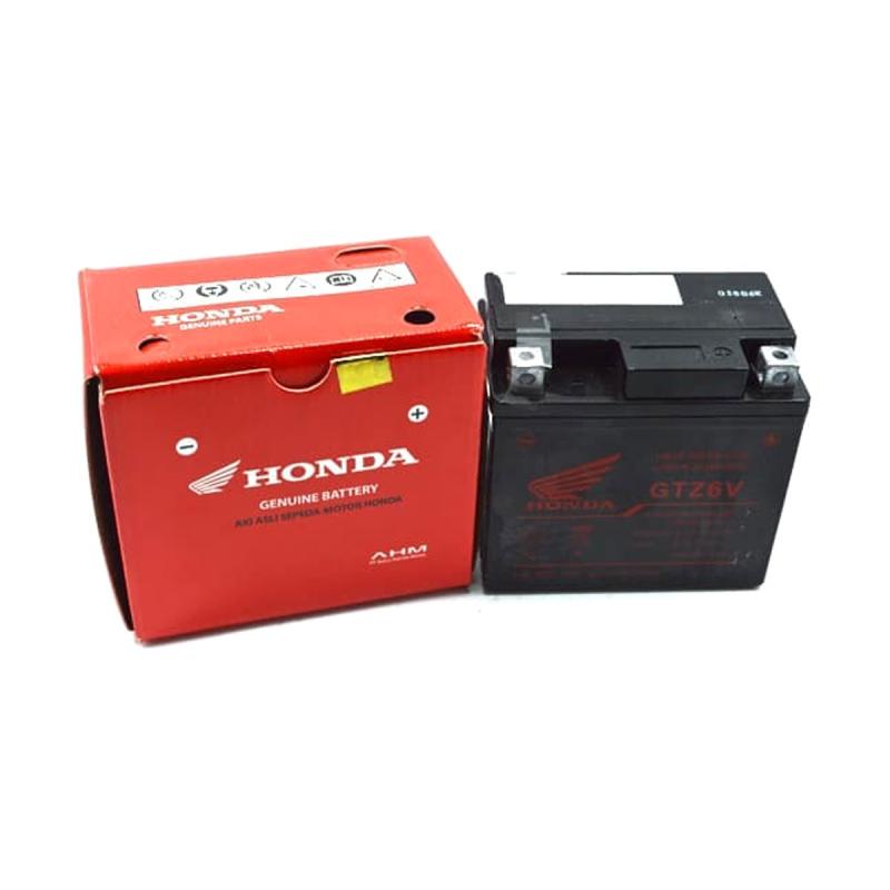 Jual AHM Battery GTZ6-V Accu/ Aki Motor for Honda Beat Sporty/ Scoopy