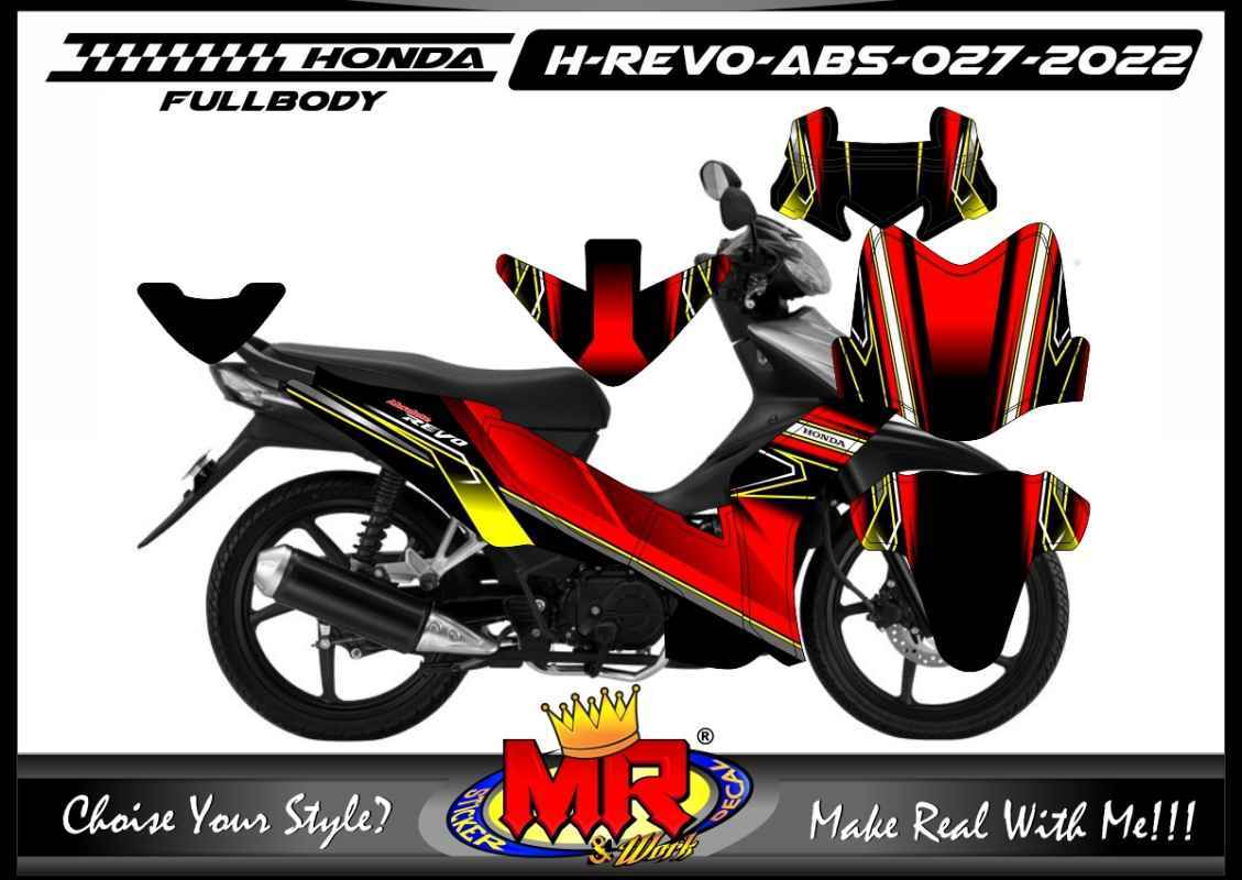Jual Stiker Full Body Motor Revo Absolute Terbaru Dengan Harga Termurah ...