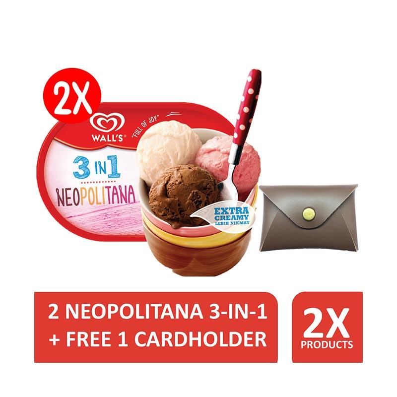 Jual Jakarta - WALL'S Extra Creamy Neopolitana 3in1 Ice