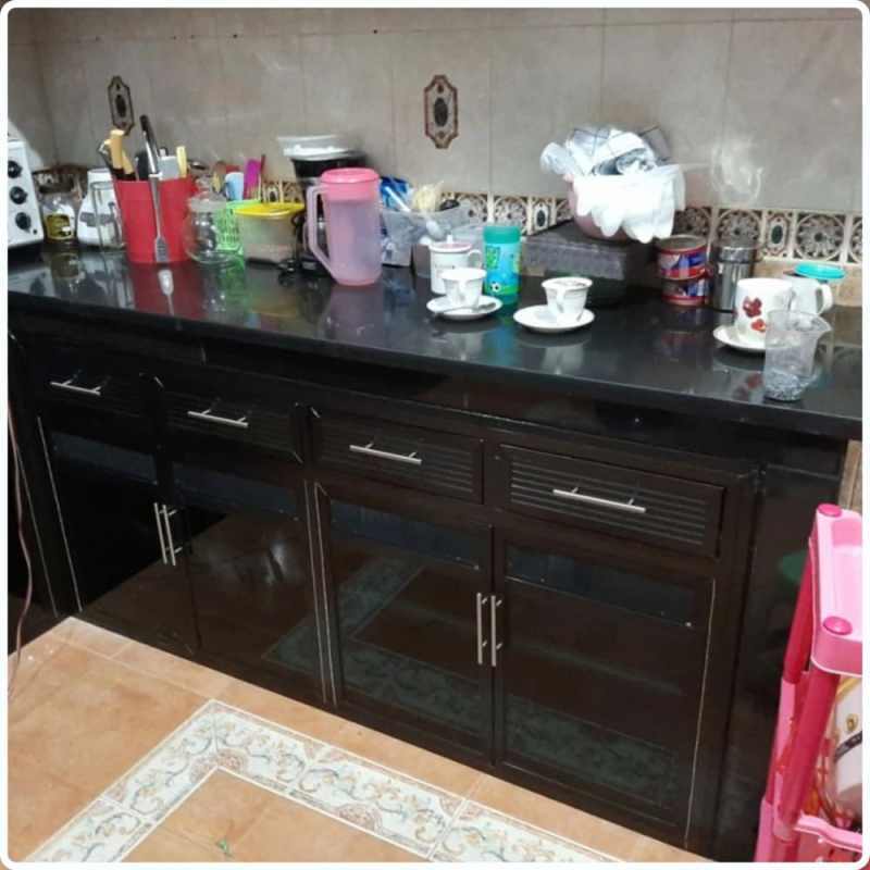 Jual Custom Kitchen Set Bawah/Kitchen Set Aluminium/Pintu Dan Laci
