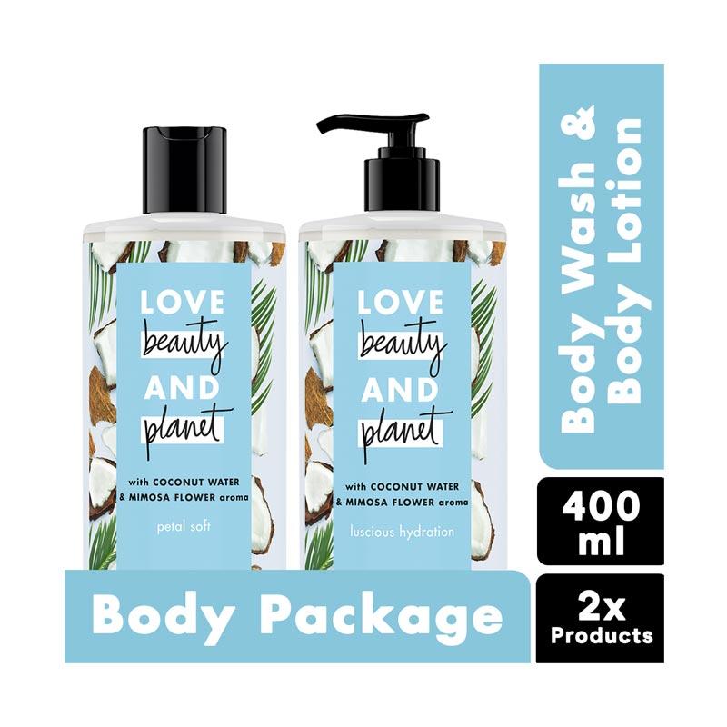 Jual Love Beauty and Coconut Water & Mimosa Flower Body Wash
