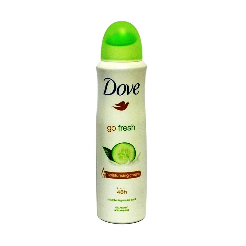 Jual Dove Go Fresh Cucumber Deodorant [150 mL/ Botol/ Spray] di