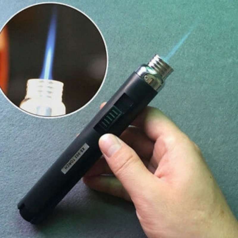 Jual PENCIL BLOW TORCH PORTABLE BUTANE GAS LIGHTER MINI JET PEN LIGHTER