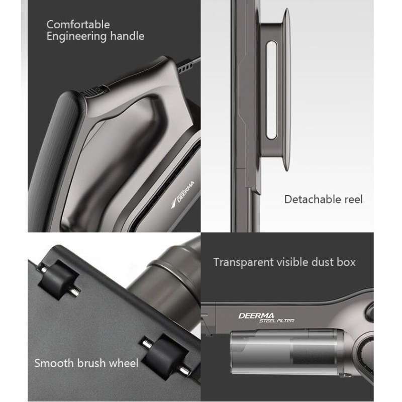 Jual Deerma Dx700s 2 In 1 Vertical Handheld Vacuum Cleaner - Vacuum ...