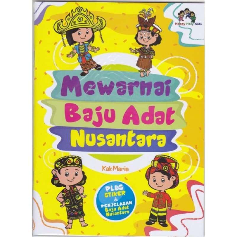 Promo Original Mewarnai Baju Adat Nusantara oleh Kak Maria Buku