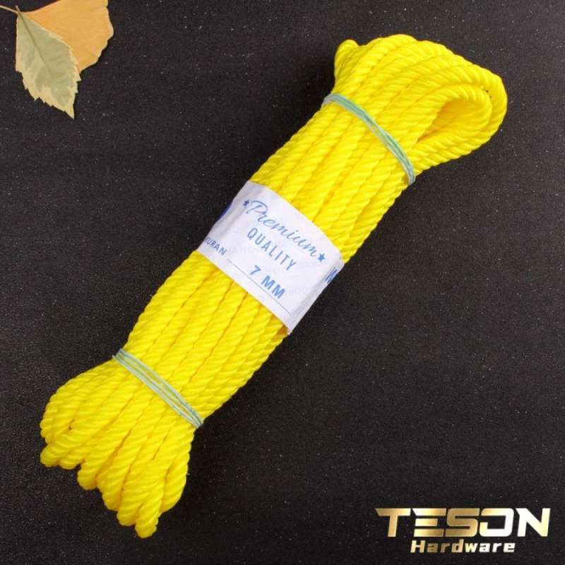 Jual Tali Tambang Pe 7mm Warna Warni Tali Tambang Plastic Wahoo 10 M Di