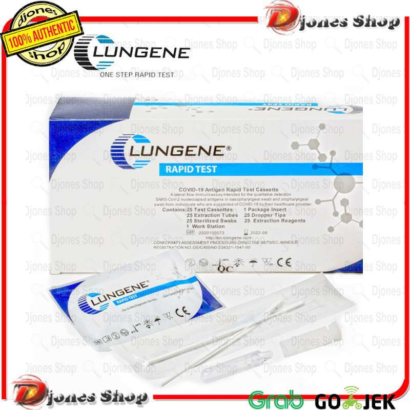 Jual Alat Tes Rapid Clungene Lungene Biru Swab Antigen Original