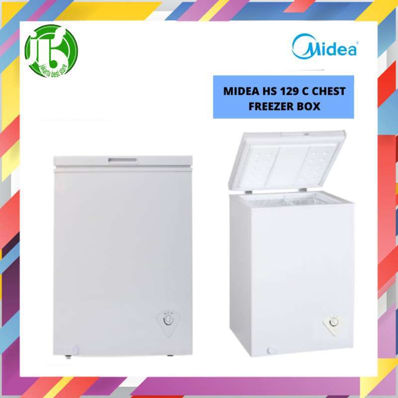 Jual MIDEA HS 129 C CHEST FREEZER BOX KAPASITAS 100 LITER di Seller