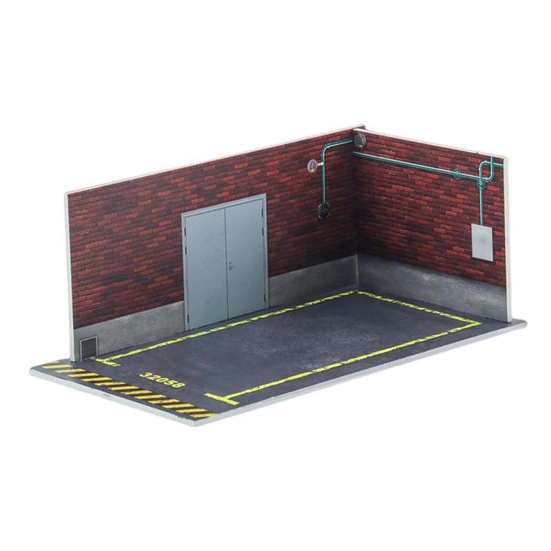 Jual 1/32 Scale Die-cast Car Garage Display Stand, Thick PVC Mini Car ...