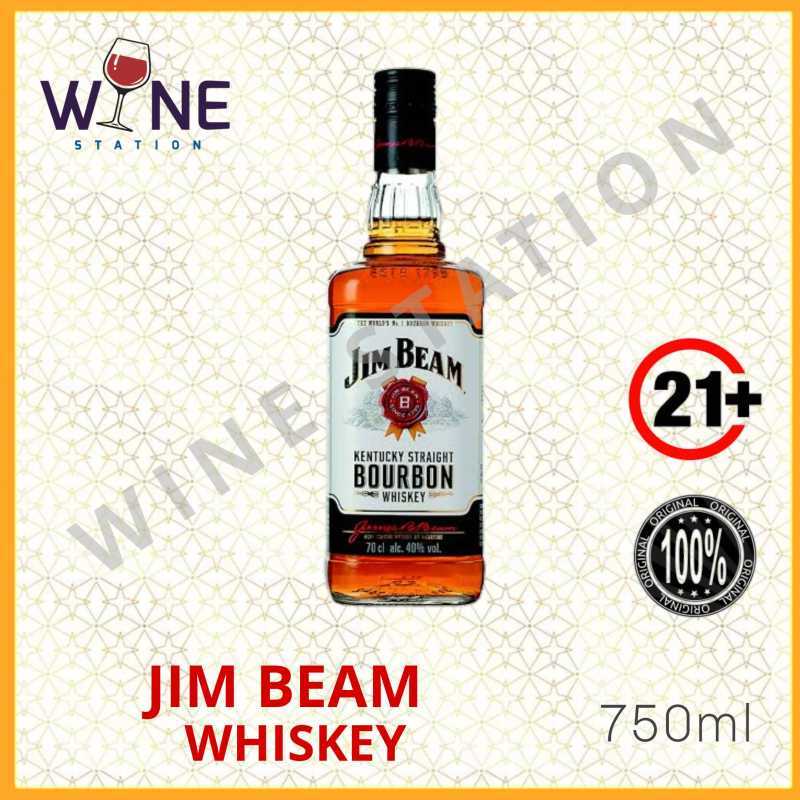 Jual Jim Beam White Bourbon Whisky 750 ml di Seller WINE STATION