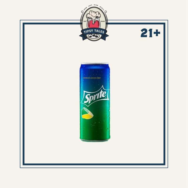 Jual Sprite can 330 ml / mixer sprite kaleng di Seller Tipsytales
