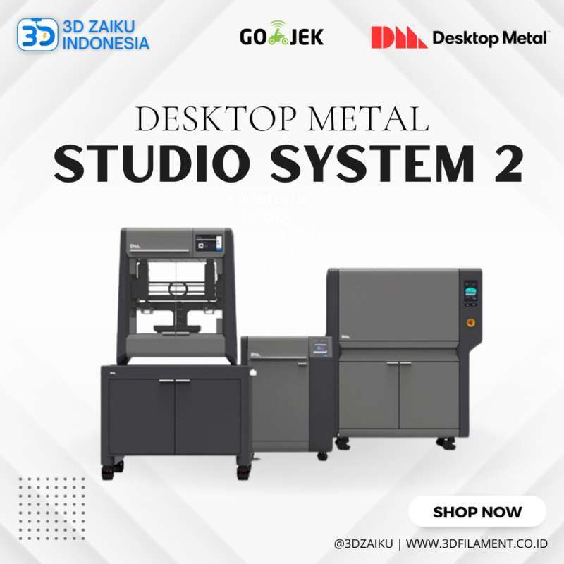 Jual Desktop Metal Studio System 2 Complete Metal 3D Printer Industrial di Seller 3D Zaiku