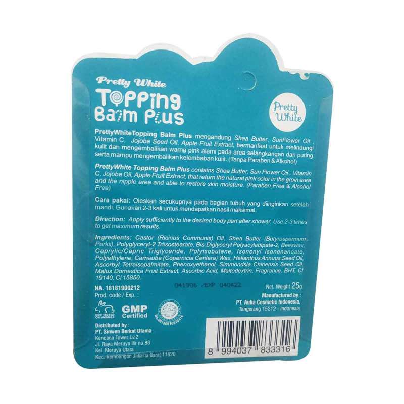 Jual Topping Balm Plus By Pretty White Cream [original Thailand] Di ...