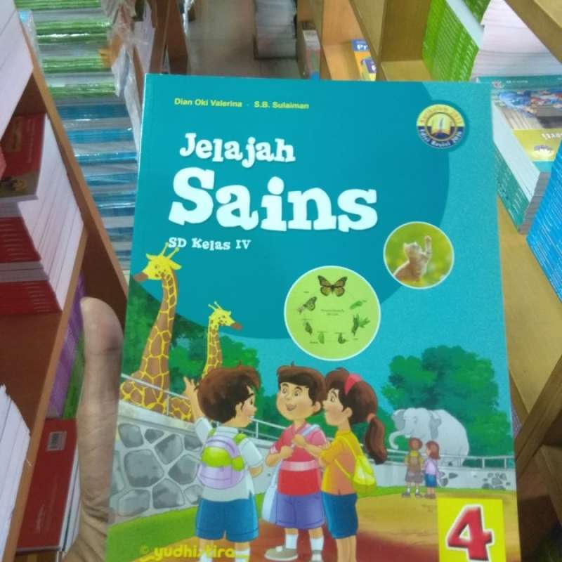 Jual BUKU JELAJAH SAINS UNTUK SD/MI KELAS 4/IV KURIKULUM 20130 EDISI