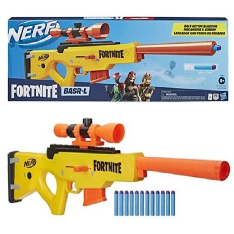 Jual NERF Fortnite BASRL BASRL BASR L Action Sniper Blaster mainan