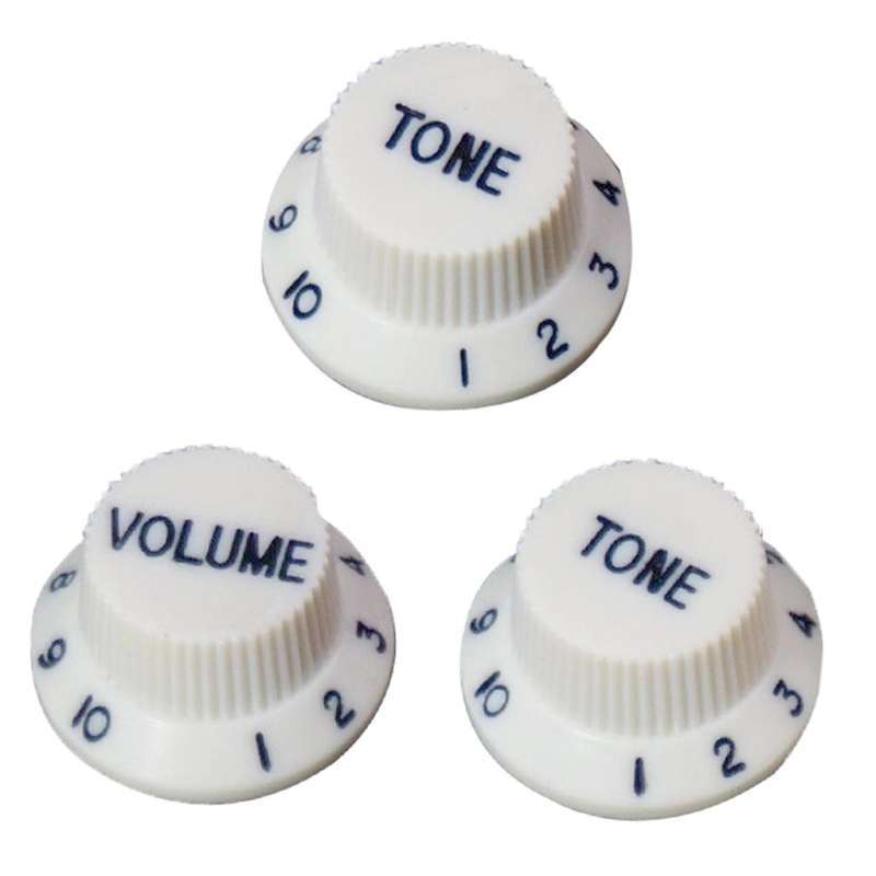 Jual 7x Set Of 3 Volume Controls For Electric Pickups Without Guitar-7 ...