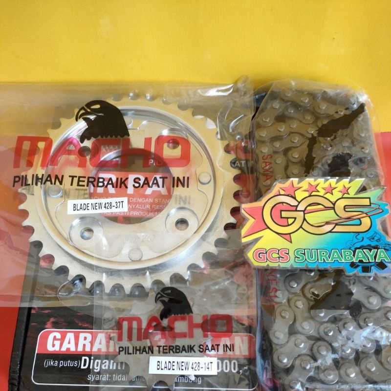 Jual gearset,gear set,rantai gir paket full set Blade new,Blade 110