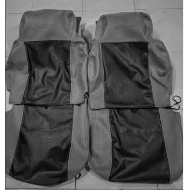 Promo SARUNG JOK MOBIL KATANA/Kulit jok mobil suzuki jimny/katana - Abu