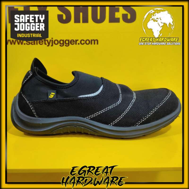 Jual Sepatu Safety Jogger Model Yukon S1p Black Safety Shoes Steel Cap