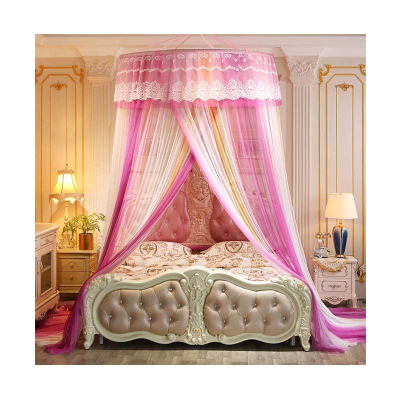Jual EDS Luxury Mosquito Net Ceiling Style Gradient Dome Bed Netting di