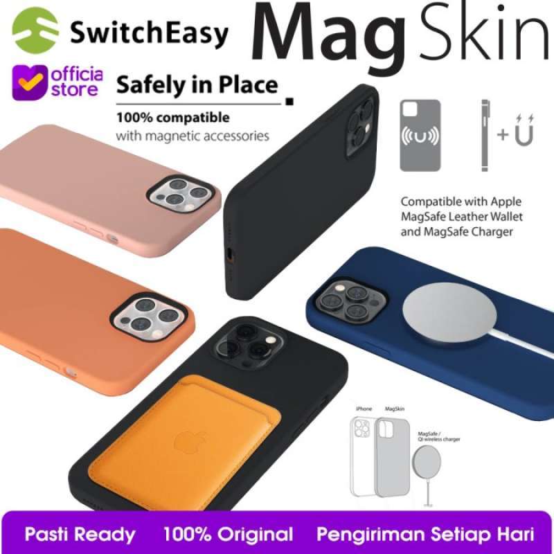 Jual Case iPhone 12 Pro Max Mini SwitchEasy MagSkin MagSafe Original