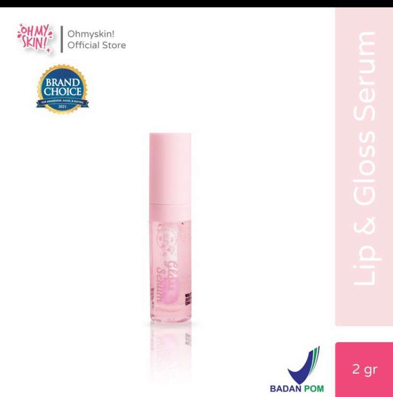 Jual Oh My Skin! Lip & Gloss Hydrating Serum with New Formula Pencerah