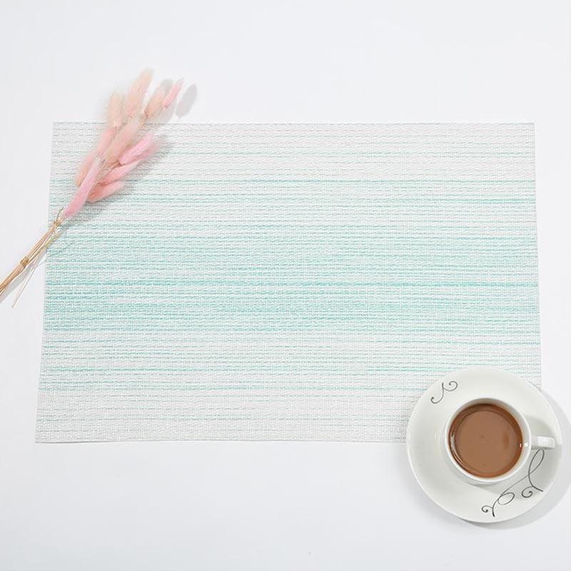Jual HIKEA PVC Gradient Color Strip Heat Protection Table Mat Placemat [Size M] di Seller H